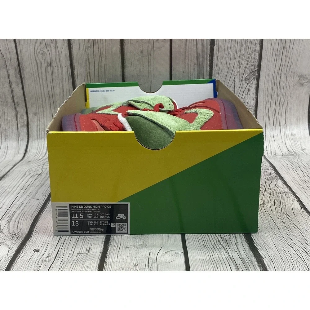 Nike Dunk High SB Strawberry Cough Size 11.5 CW7093‑600‎